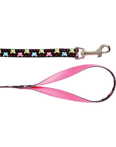 Smycz CANDY 1.20m 10mm czarna
