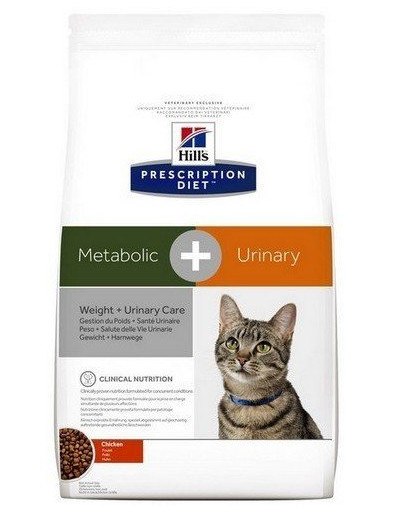 Prescription Diet Feline Metabolic + Urinary 1,5 kg