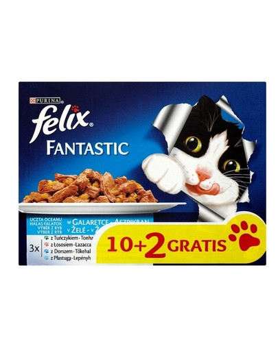 Fantastic wybór mięs w galaretce 72x100g: kurczak, wołowina, królik, jagnięcina