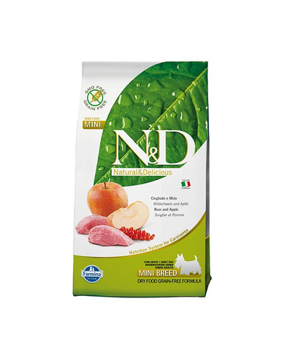 Boar & Apple Adult Mini Dog 800 g