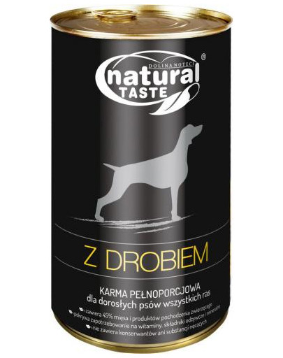Natural Taste Z Drobiowymi Kawałkami W Sosie 1.25 kg