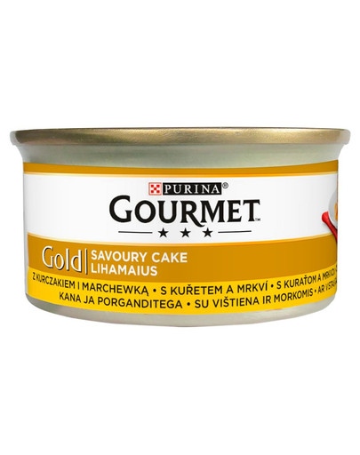 Gold Savoury Cake Z Kurczakiem i Marchewką 85 g