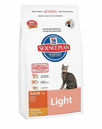 Science Plan Feline Adult Light Chicken 10 kg