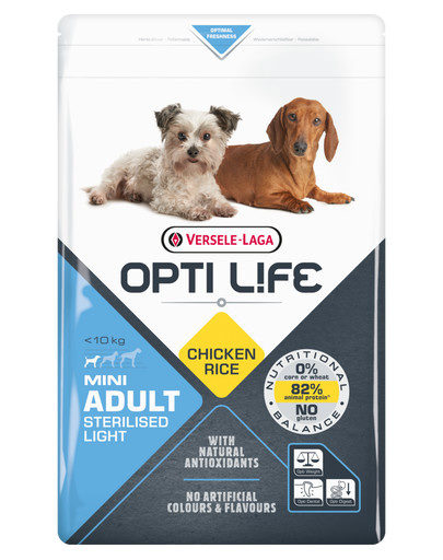 Adult Light Mini dla otyłych psów ras małych i miniaturowych Drób 7,5 kg