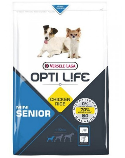 VERSELE-LAGA Opti Life Senior Mini dla starszych psów ras małych Drób 2,5 kg