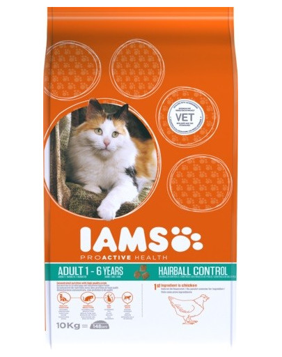 Cat Adult All Breeds Hairball Control Chicken 0.3 kg