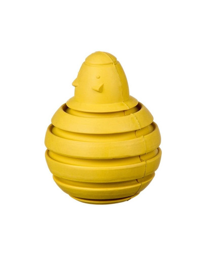 Bombka żółta L, 10,13 cm