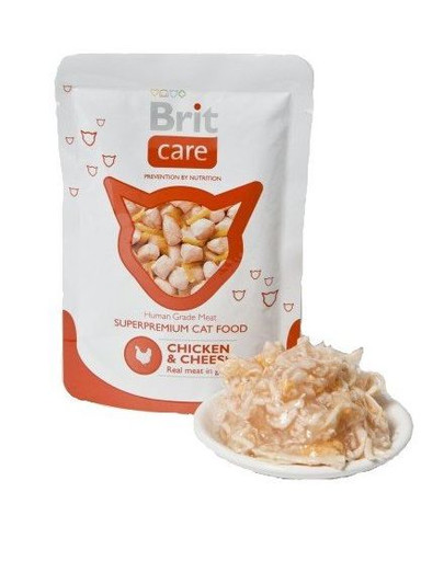 Saszetka 80 g kot z kurą i serem