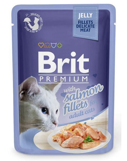 Premium Cat  Fillets in Jelly łosoś 85g