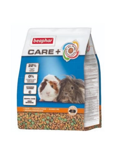 Care+ Guinea Pig Pokarm Dla Świnki Morskiej 1,5 kg