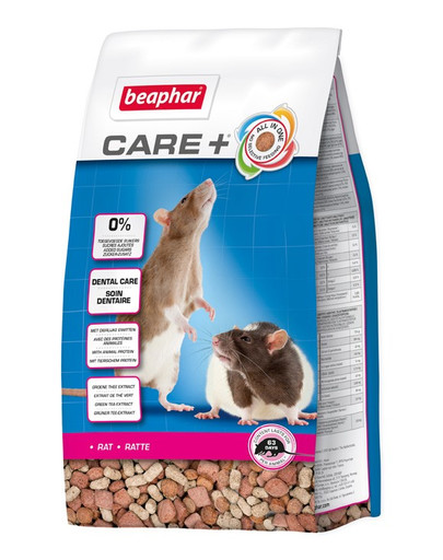 Care+ Rat Pokarm Dla Szczura 1,5 kg