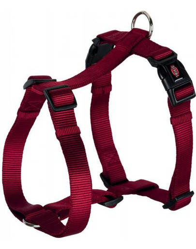 Szelki "Premium h-harness" L - XL 75–100 cm / 25 mm bordowy