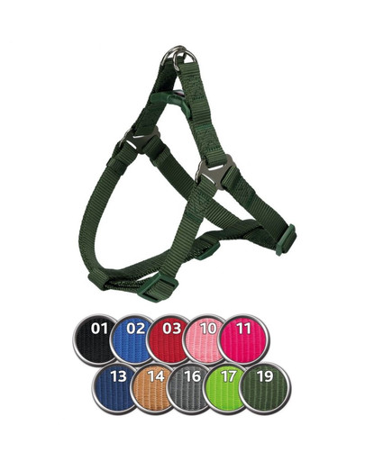 Szelki Premium One Touch, M: 50–65 cm/20 mm, flamingo