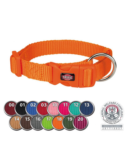 Obroża Premium, XS–S: 22–35 cm/10 mm, grafit