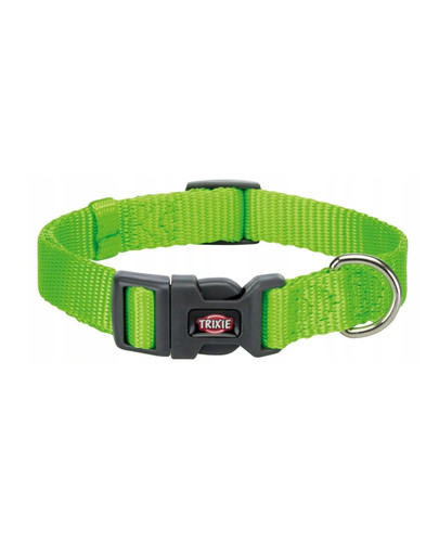 Obroża Premium, L–XL: 40–65 cm/25 mm, kolor jabłkowy