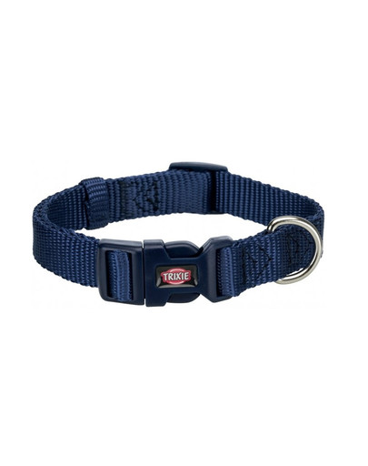 Obroża Premium, M–L: 35–55 cm/20 mm, indygo