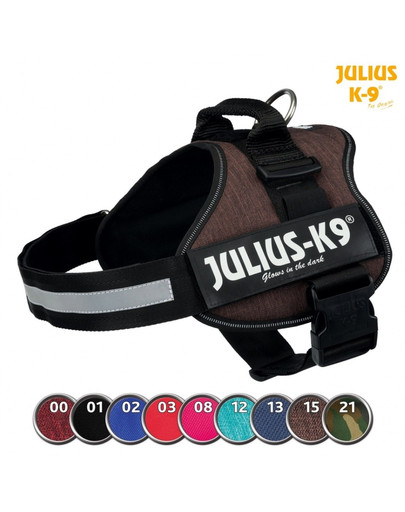 Szelki Julius-K9®, Mini-Mini/S: 40–53 cm/22 mm, burgund
