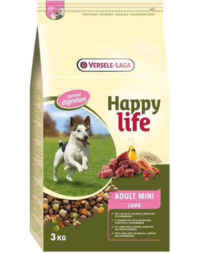 Happy life adult mini lamb 3 kg