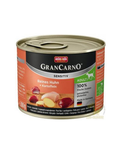Grancarno Sensitive puszka kurczak z ziemniakami 200g