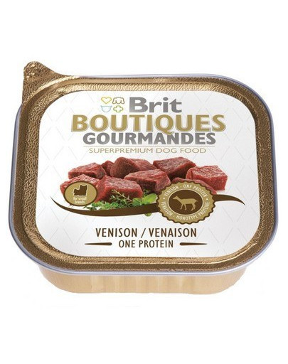 Boutiques Gourmandes one meat venison small bread 150 g