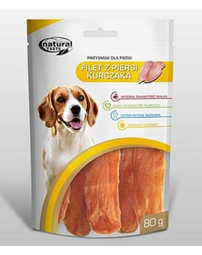Natural Taste przysmak dla psa filet z piersi kurczaka 80 g