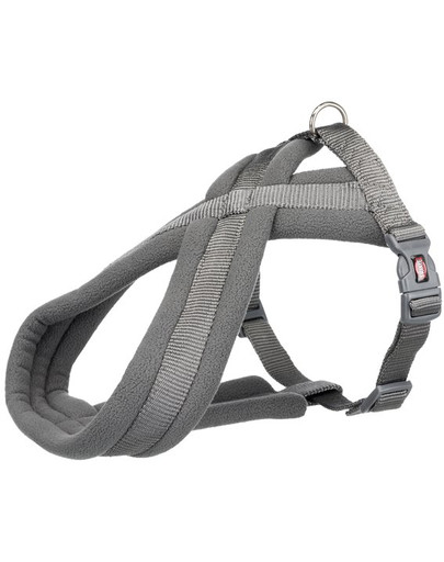 Szelki Premium touring, M: 45–70 cm/25 mm, grafit