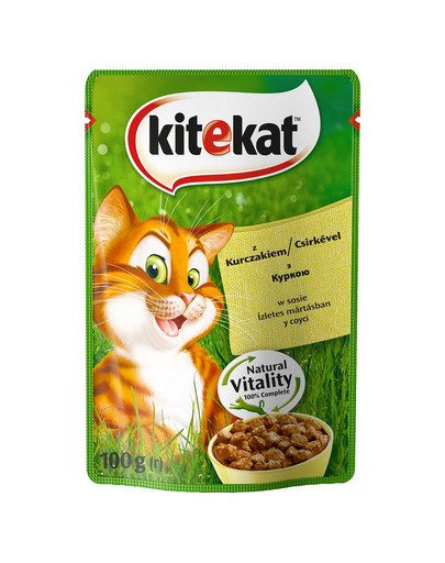 KITEKAT Kurczak w galaretce saszetki dla kota 24 x 100 g