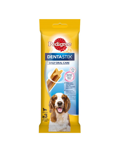PEDIGREE DentaStix (średnie rasy) przysmak dentystyczny dla psów 3 szt. - 77g