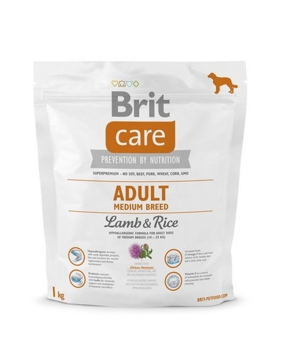 Care Adult Medium Breed lamb & rice 1 kg