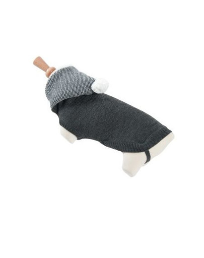 Sweterek z kapturem T30 szary