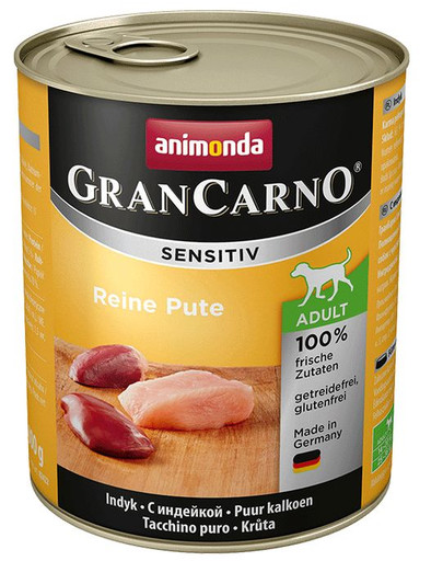 Grancarno Sensitive indyk 800 g