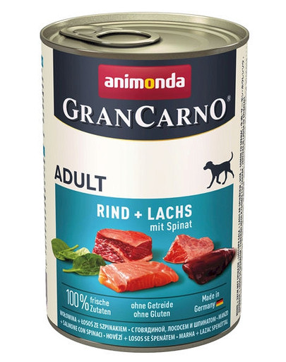 Grancarno rdzawiec i szpinak 400 g