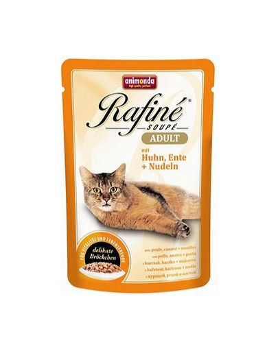 Rafiné Soupé Adult z kurczakiem kaczką i makaronem 100 g