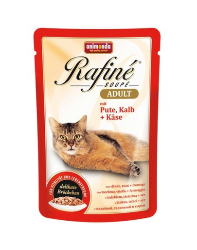 Rafiné Soupé Adult z indykiem cielęciną i serem 100 g