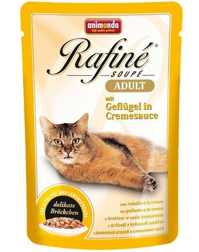 Rafiné Soupé Adult z drobiem w sosie kremowym 100 g
