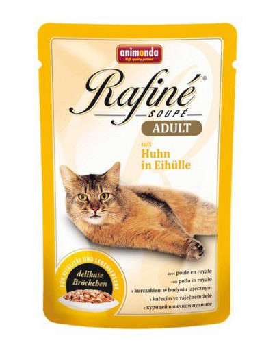 Rafiné Soupé Adult z kurczakiem w budyniu jajecznym 100 g