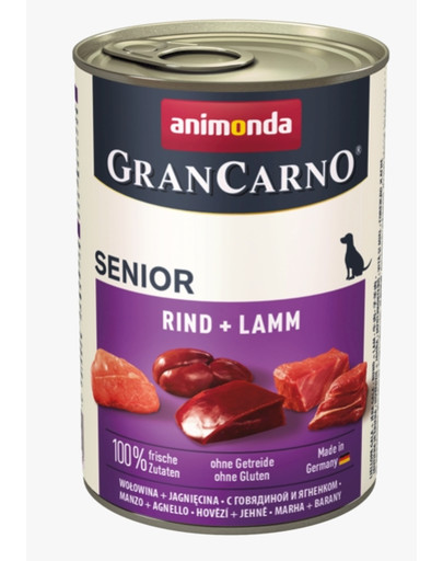 ANIMONDA Grancarno Senior wołowina i jagnięcina 800 g