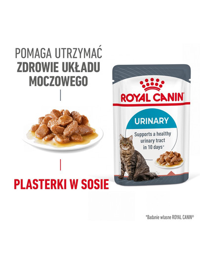 Urinary Care 12x85 g  w sosie karma mokra w sosie dla kotów dorosłych, ochrona dolnych dróg moczowych
