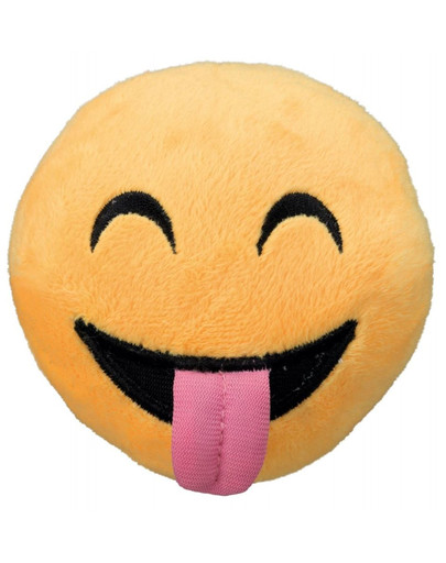 Zabawka pluszowa Smiley Tongue, z dźwiękiem, 9 cm