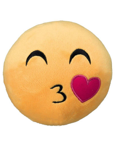 Zabawka pluszowa Smiley Kiss, z dźwiękiem, 14 cm