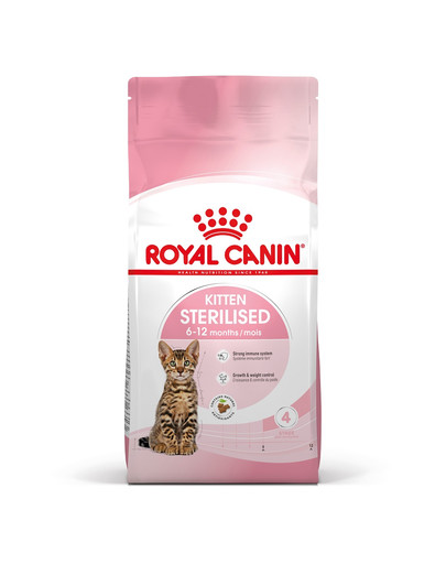 Kitten Sterilised 2 kg karma sucha dla kociąt od 4 do 12 miesiąca życia, sterylizowanych