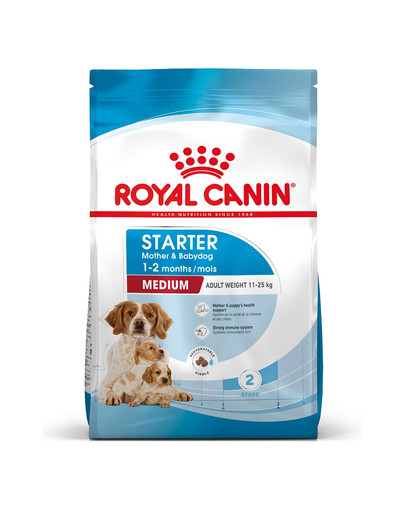 Medium Starter Mother&Babydog 12 kg karma sucha dla suk w ciąży, w okresie laktacji i szczeniąt, od 4 do 8 tygodnia życia, ras średnich