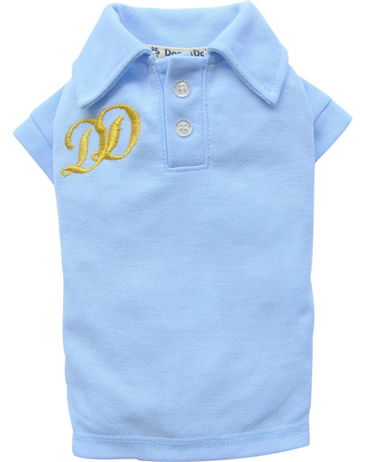 Koszulka polo DD, jasnoniebieska, XXL 36-38 cm/56-58 cm