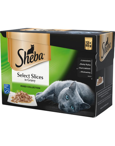 12x85g Select Slices in Gravy - mix smaków w sosie mokra karma dla kotów