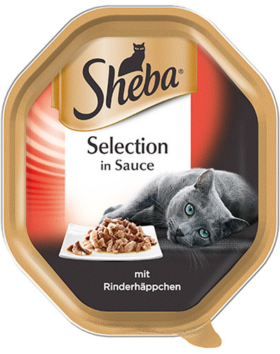 85g Selection in Sauce - mokra karma dla kotów z kawałkami wołowiny w sosie