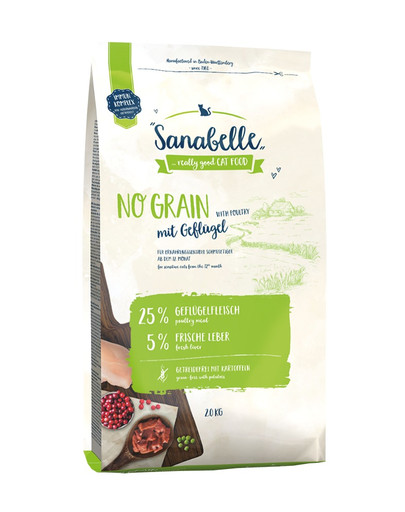 Sanabelle No grain drób 2 kg