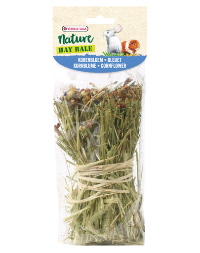 Snack Hay Bale Cornflower - wiązka sianka z bławatkiem 70 g