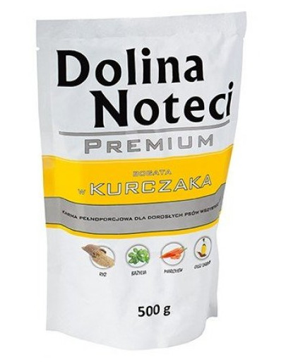 Premium Bogata W Kurczaka Karma Dla Psa 0,5 kg