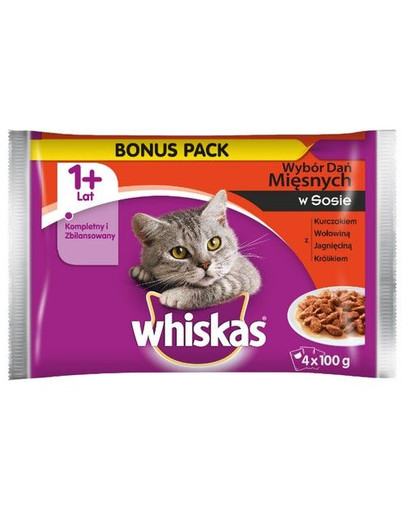 Mięsne dania w sosie - saszetka 4x100 g