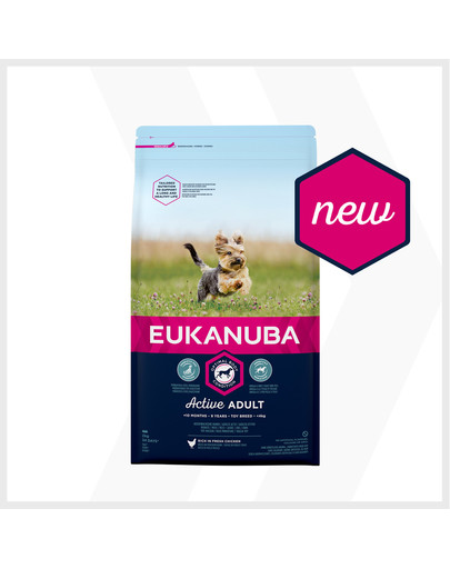 Active Adult Toy Breed bogata w świeżego kurczaka 2kg